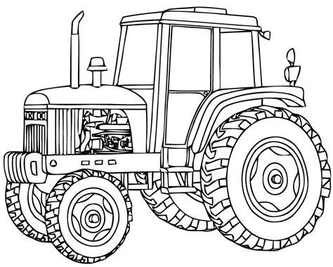 Tractor #2 (Transporte) – Páginas para colorear: Dibujar y Colorear Fácil, dibujos de Un Tractor De Frente, como dibujar Un Tractor De Frente para colorear e imprimir