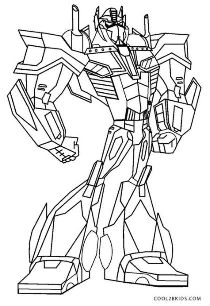 Dibujos de Transformers para colorear - Páginas para: Aprende a Dibujar y Colorear Fácil, dibujos de Un Transformer, como dibujar Un Transformer para colorear e imprimir
