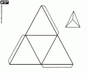malvorlagen Ein vierseitiger Polyeder ausmalbilder | Shape: Dibujar Fácil con este Paso a Paso, dibujos de Un Triangulo En 3D, como dibujar Un Triangulo En 3D paso a paso para colorear
