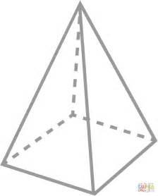 4 Sided Pyramid coloring page | Free Printable Coloring Pages: Dibujar Fácil con este Paso a Paso, dibujos de Un Triangulo En 3D, como dibujar Un Triangulo En 3D para colorear