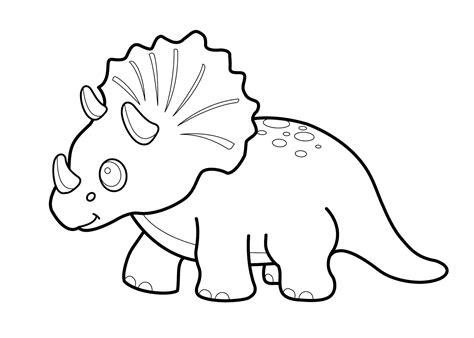 Dibujos de Triceratops para colorear. Descargar o imprimir: Dibujar Fácil con este Paso a Paso, dibujos de Un Triceratops, como dibujar Un Triceratops para colorear e imprimir