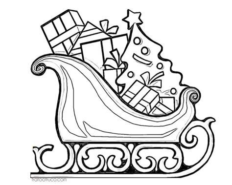 Dibujos para colorear de Trineos de navidad | Trato o truco: Dibujar Fácil con este Paso a Paso, dibujos de Un Trineo De Navidad, como dibujar Un Trineo De Navidad para colorear e imprimir