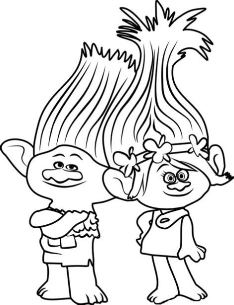 Trols Para Colorir trols para colorir ~ Imagens para: Dibujar Fácil, dibujos de Un Troll Para Niños, como dibujar Un Troll Para Niños paso a paso para colorear