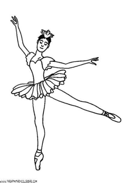 Dibujos Para Colorear De Bailarinas De Ballet Clasico: Aprender como Dibujar y Colorear Fácil con este Paso a Paso, dibujos de Un Tutu De Ballet, como dibujar Un Tutu De Ballet para colorear