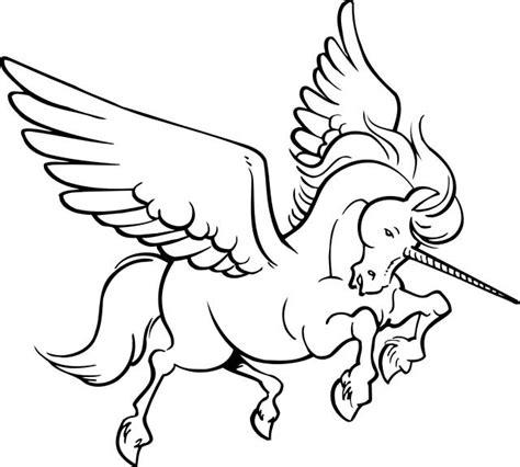 Dibujo-de-Unicornios-con-Alas-para-Colorear-e-Imprimir05: Dibujar y Colorear Fácil con este Paso a Paso, dibujos de Un Unicornio Con Alas, como dibujar Un Unicornio Con Alas paso a paso para colorear