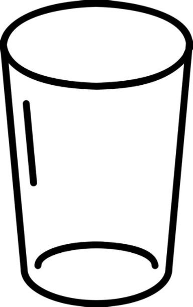 Dibujo De Vaso Vacío Para Colorear - Ultra Coloring Pages: Dibujar y Colorear Fácil, dibujos de Un Vaso De Agua, como dibujar Un Vaso De Agua paso a paso para colorear