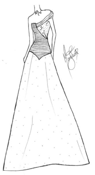 Mart'Isa: Novos Croquis!!!: Dibujar Fácil, dibujos de Un Vestido De Noche, como dibujar Un Vestido De Noche para colorear