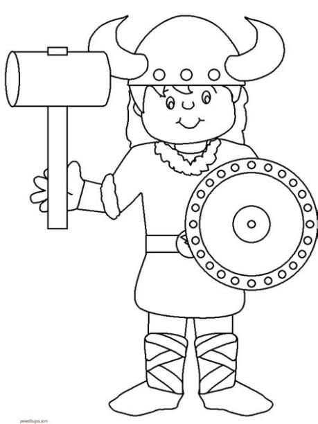 Pin by vikingos.org on Dibujos de vikingos para colorear: Dibujar y Colorear Fácil con este Paso a Paso, dibujos de Un Vikingo, como dibujar Un Vikingo para colorear