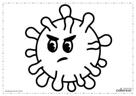 Dibujos de Coronavirus Covid-19 para Colorear: Dibujar Fácil, dibujos de Un Virus Para Niños, como dibujar Un Virus Para Niños para colorear