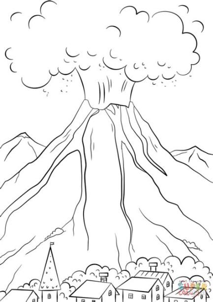 Volcano Drawing Pictures at GetDrawings | Free download: Aprende como Dibujar Fácil con este Paso a Paso, dibujos de Un Volcan En 3D, como dibujar Un Volcan En 3D para colorear e imprimir
