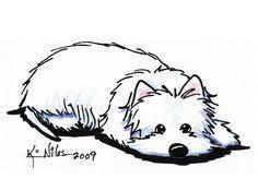 Resultado de imagem para west highland white terrier: Aprender a Dibujar Fácil con este Paso a Paso, dibujos de Un Westy, como dibujar Un Westy para colorear