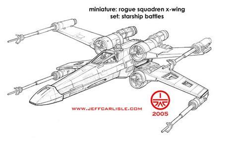 Star Wars Miniatures - Starship Battles - Rogue Squadren X: Aprender a Dibujar Fácil, dibujos de Un X Wing, como dibujar Un X Wing paso a paso para colorear