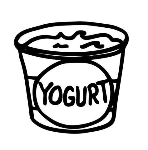 DIBUJOS DE YOGURT PARA PINTAR: Aprende como Dibujar Fácil, dibujos de Un Yogurt, como dibujar Un Yogurt paso a paso para colorear
