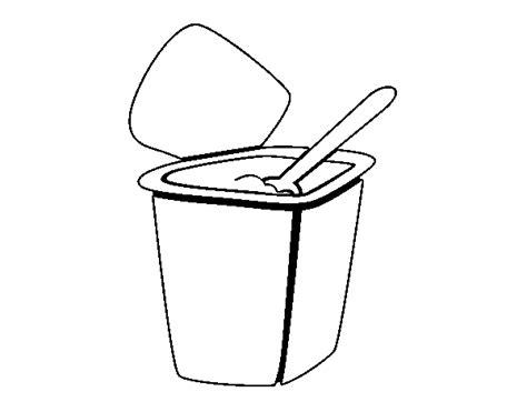 Dibujo de Yogur natural para Colorear - Dibujos.net: Dibujar Fácil con este Paso a Paso, dibujos de Un Yogurt Kawaii, como dibujar Un Yogurt Kawaii paso a paso para colorear