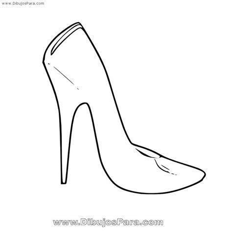 Dibujo de Zapato de Mujer sencillo – Dibujos para Colorear: Aprende a Dibujar Fácil con este Paso a Paso, dibujos de Un Zapato De Princesa, como dibujar Un Zapato De Princesa para colorear e imprimir