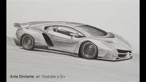 Cómo dibujar un Lamborghini Veneno - Arte Divierte. | Car: Dibujar Fácil, dibujos de Un Zentorno, como dibujar Un Zentorno para colorear e imprimir