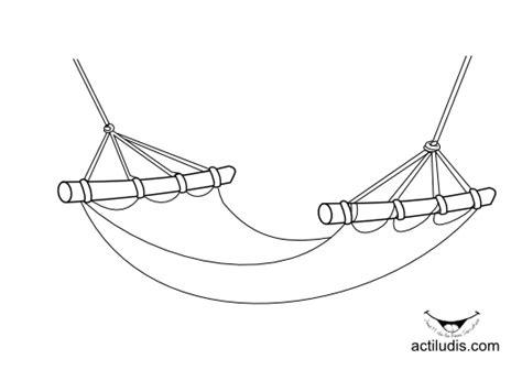 hamaca - Actiludis: Aprender como Dibujar Fácil, dibujos de Una Amaca, como dibujar Una Amaca para colorear