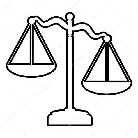 Imágenes: balanzas justicia | Icono de la línea de: Aprender a Dibujar y Colorear Fácil con este Paso a Paso, dibujos de Una Balanza, como dibujar Una Balanza para colorear e imprimir