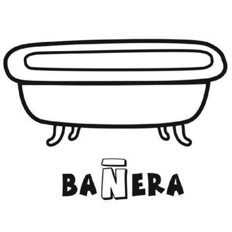 Dibujo para colorear de una bañera: Aprende a Dibujar Fácil, dibujos de Una Bañera, como dibujar Una Bañera para colorear e imprimir