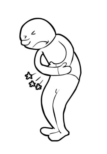 Dibujo para colorear Dolor de barriga - Img 14815: Aprende como Dibujar Fácil, dibujos de Una Barriga, como dibujar Una Barriga paso a paso para colorear