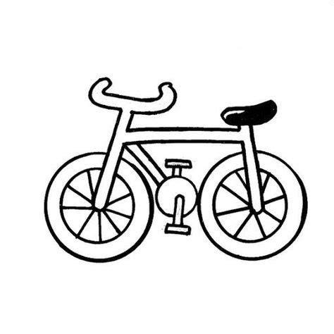 Molde de bicicleta | Bicicleta para colorear. Patrones: Aprender como Dibujar y Colorear Fácil, dibujos de Una Bici Para Niños, como dibujar Una Bici Para Niños para colorear