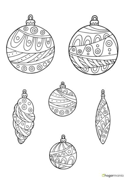 Dibujos De Bolas De Navidad Para Colorear E Imprimir: Aprender como Dibujar Fácil, dibujos de Una Bola De Navidad, como dibujar Una Bola De Navidad para colorear