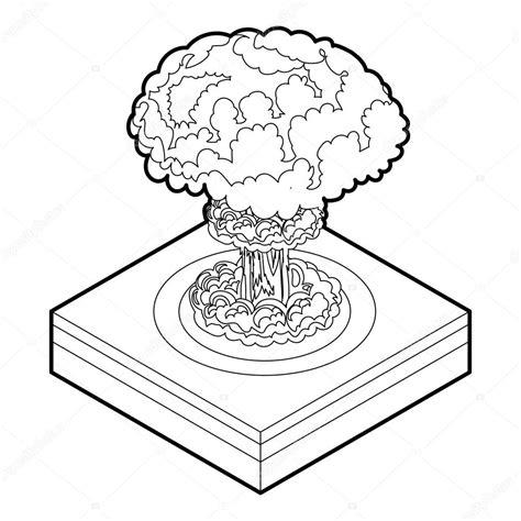 Imágenes: la bomba atomica para colorear | Icono de: Dibujar Fácil, dibujos de Una Bomba Nuclear, como dibujar Una Bomba Nuclear paso a paso para colorear