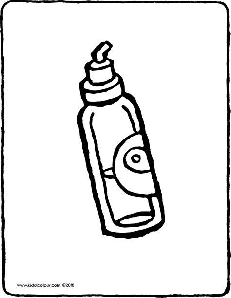 una botella de aceite de oliva - kiddicolour: Dibujar y Colorear Fácil, dibujos de Una Botella De Aceite, como dibujar Una Botella De Aceite para colorear