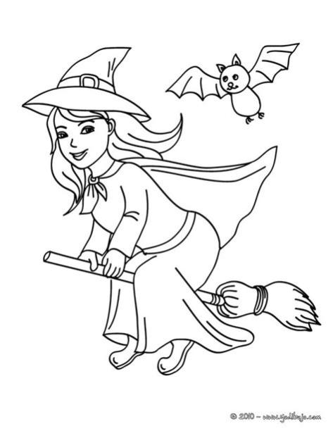 Dibujos para colorear una bruja feliz en su escoba - es: Aprende a Dibujar y Colorear Fácil con este Paso a Paso, dibujos de Una Bruja Manga, como dibujar Una Bruja Manga paso a paso para colorear