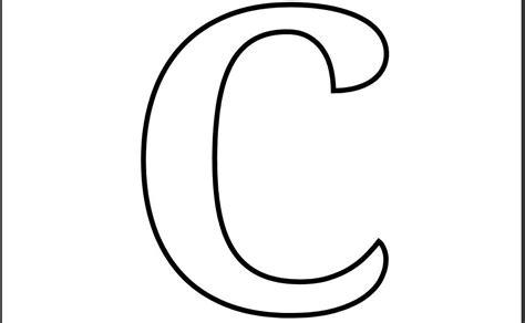 Letra C Para Colorear E Imprimir: Dibujar Fácil, dibujos de Una C, como dibujar Una C para colorear
