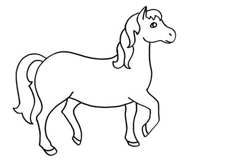 Imagenes de dibujos para colorear de animales: Dibujar y Colorear Fácil, dibujos de Una Caballo Para Niños, como dibujar Una Caballo Para Niños para colorear