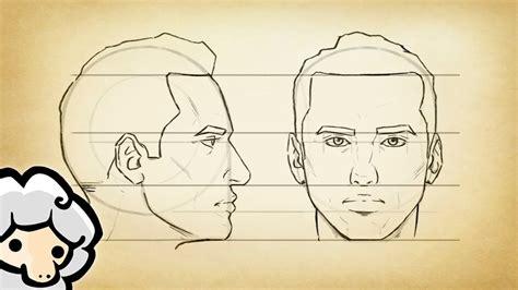 COMO DIBUJAR LA CABEZA [2/4] Proporciones de la cara: Dibujar Fácil, dibujos de Una Cabeza Con Proporciones, como dibujar Una Cabeza Con Proporciones para colorear e imprimir