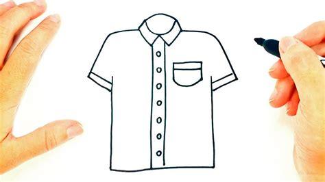 Cómo Dibujar Una Camisa Paso A Paso Dibujo Fácil De Una: Dibujar y Colorear Fácil, dibujos de Una Camisa Pasos, como dibujar Una Camisa Pasos para colorear