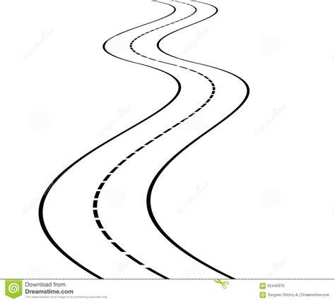 Perspective of curved road stock vector. Illustration of: Aprende como Dibujar y Colorear Fácil, dibujos de Una Carretera En Illustrator, como dibujar Una Carretera En Illustrator para colorear e imprimir
