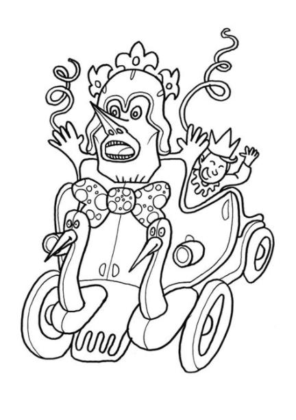 Dibujos de Carnaval para imprimir y pintar | Colorear: Dibujar y Colorear Fácil con este Paso a Paso, dibujos de Una Carroza De Carnaval, como dibujar Una Carroza De Carnaval para colorear e imprimir