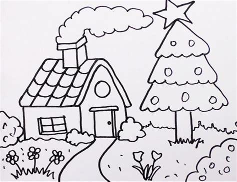 Casas de Navidad para colorear decoradas en imágenes: Aprende como Dibujar y Colorear Fácil, dibujos de Una Casa De Navidad, como dibujar Una Casa De Navidad para colorear e imprimir