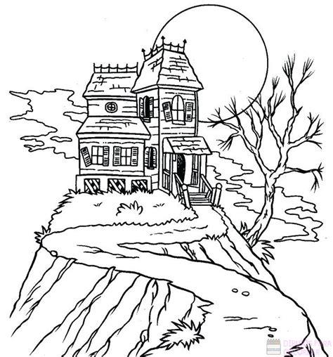 ᐈ Dibujos de Casas Embrujadas【+1000】Para decorar Hoy: Dibujar Fácil, dibujos de Una Casa De Terror, como dibujar Una Casa De Terror para colorear