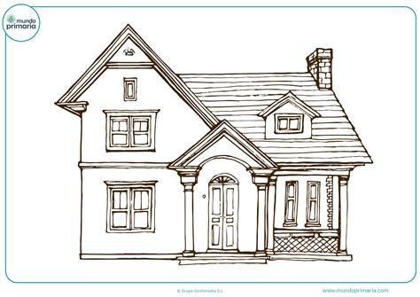 Dibujos de casas para colorear - Mundo Primaria: Dibujar Fácil, dibujos de Una Casa En Llamas, como dibujar Una Casa En Llamas para colorear e imprimir