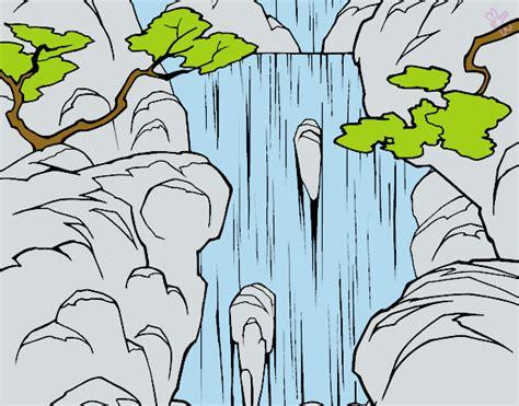 Imagenes Para Colorear De Cascadas: Dibujar y Colorear Fácil, dibujos de Una Cascada Para Niños, como dibujar Una Cascada Para Niños para colorear e imprimir