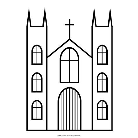 Dibujo De Catedral Para Colorear - Ultra Coloring Pages: Dibujar Fácil, dibujos de Una Catedral, como dibujar Una Catedral paso a paso para colorear