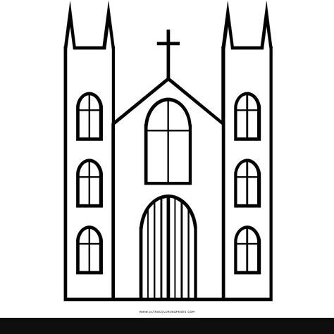 Dibujo De Catedral Para Colorear - Ultra Coloring Pages: Dibujar y Colorear Fácil, dibujos de Una Catedral Gotica, como dibujar Una Catedral Gotica para colorear