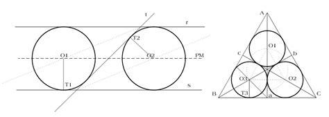 Circunferencias tangentes a rectas y circunferencias: Dibujar Fácil, dibujos de Una Circunferencia Tangente A Dos Rectas, como dibujar Una Circunferencia Tangente A Dos Rectas paso a paso para colorear