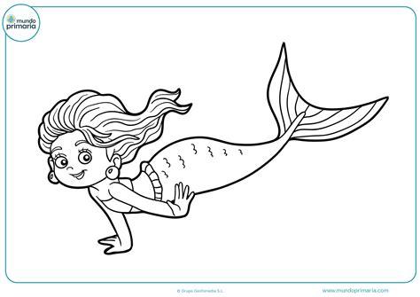 Dibujos de Sirenas para Colorear e Imprimir Gratis: Aprender a Dibujar Fácil con este Paso a Paso, dibujos de Una Cola De Sirena, como dibujar Una Cola De Sirena para colorear e imprimir