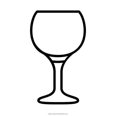 Dibujo De Copa De Vino Tinto Para Colorear - Ultra: Aprender a Dibujar Fácil, dibujos de Una Copa De Vino, como dibujar Una Copa De Vino paso a paso para colorear