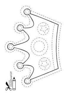 J.OSSORIO PAPERCRAFT: Papercraft recortable de una corona: Dibujar Fácil, dibujos de Una Corona En Goma Eva, como dibujar Una Corona En Goma Eva paso a paso para colorear