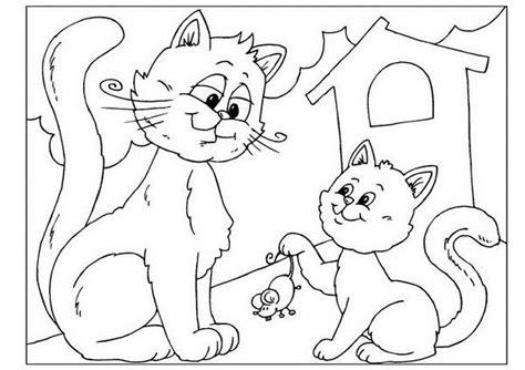 Imagenes de Gatos Para Pintar y Colorear | stenciles: Aprender como Dibujar y Colorear Fácil, dibujos de Una Cria De Gato, como dibujar Una Cria De Gato para colorear