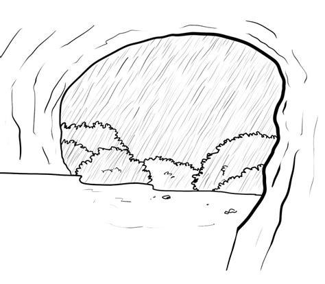 Imprimir: Cueva lloviendo: Dibujos para colorear: Dibujar Fácil con este Paso a Paso, dibujos de Una Cueva Por Dentro, como dibujar Una Cueva Por Dentro paso a paso para colorear