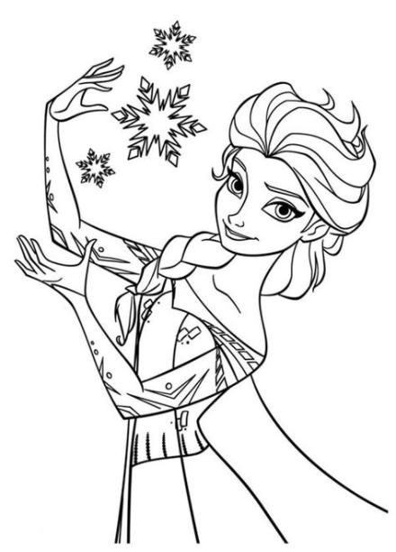 Elsa para colorear 🥇 ¡DIBUJOS para imprimir y pintar!: Aprender a Dibujar y Colorear Fácil con este Paso a Paso, dibujos de Una Elsa, como dibujar Una Elsa paso a paso para colorear