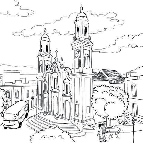 Descubre y Colorea: Santa María de Guía - Global SU: Aprender a Dibujar y Colorear Fácil, dibujos de Una Ermita, como dibujar Una Ermita para colorear