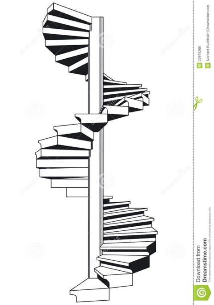Winding stairs clipart - Clipground: Aprende a Dibujar y Colorear Fácil, dibujos de Una Escalera De Caracol En Autocad, como dibujar Una Escalera De Caracol En Autocad paso a paso para colorear